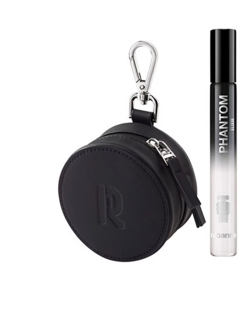 Rabanne Phantom Elixir Intense Travel Spray w/ Case Keychain - New